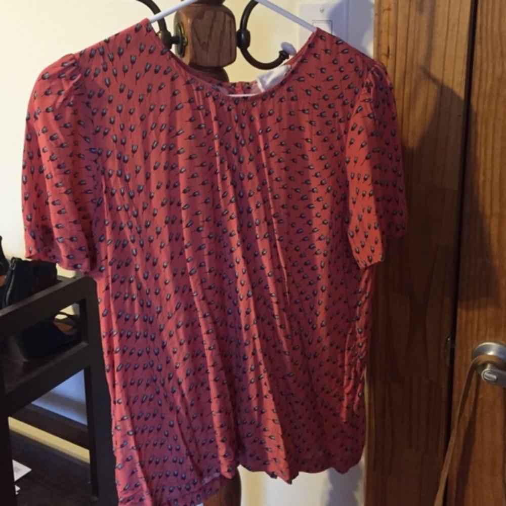 (ISO) Band of Outsiders Floral Blouse with buttons